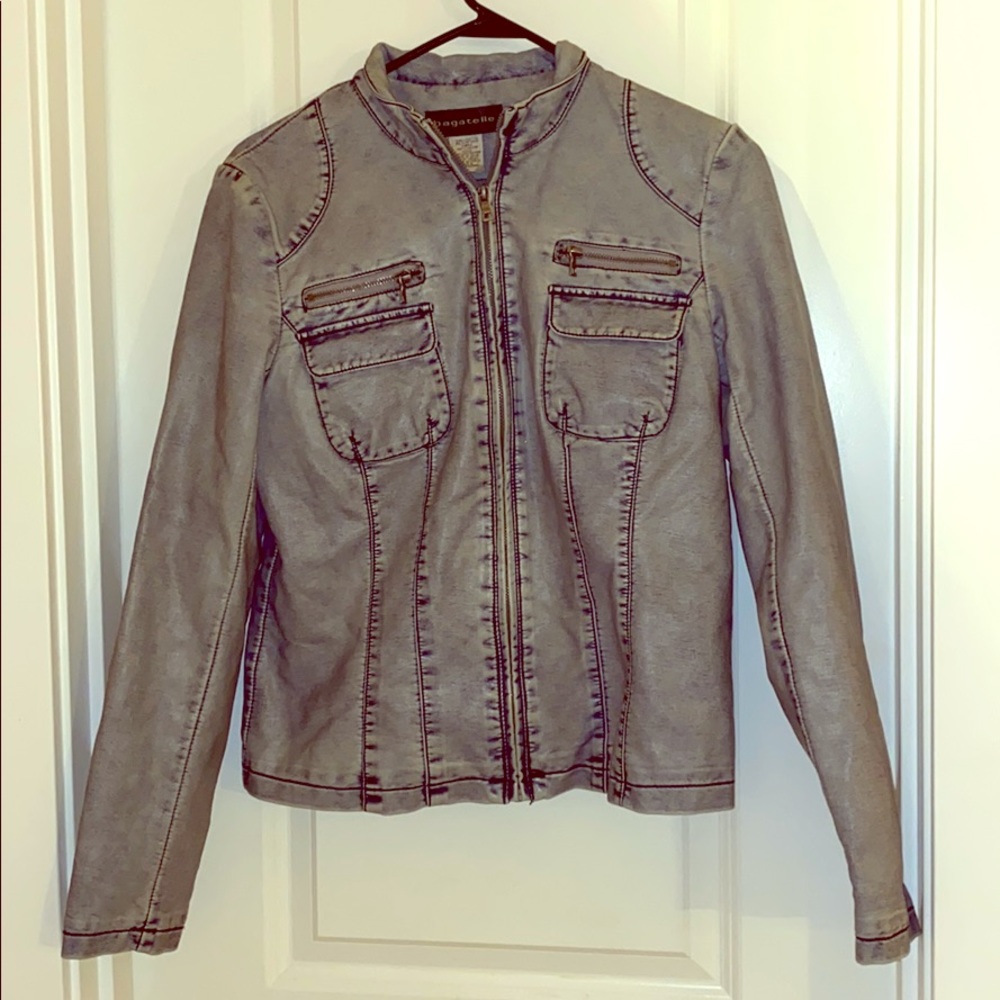 Faux leather jacket